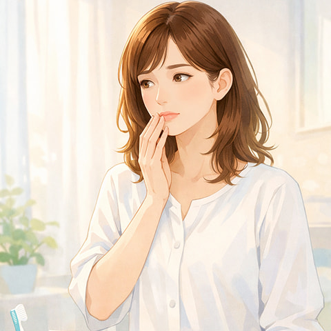 お口の中がネバつく