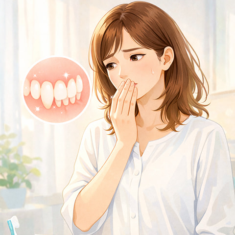 歯が少し長くなったように感じる