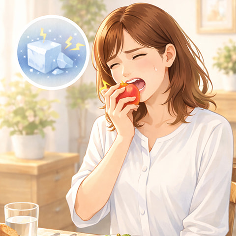 かたいものが噛みにくくなった