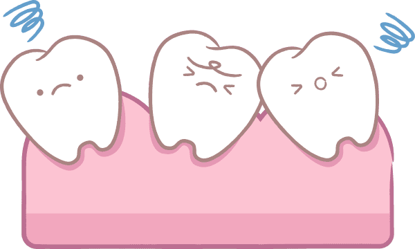 歯ならびが悪い